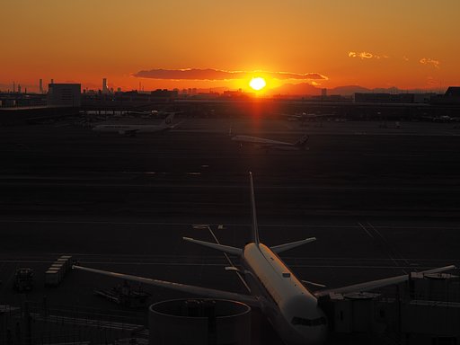羽田空港夕景その2