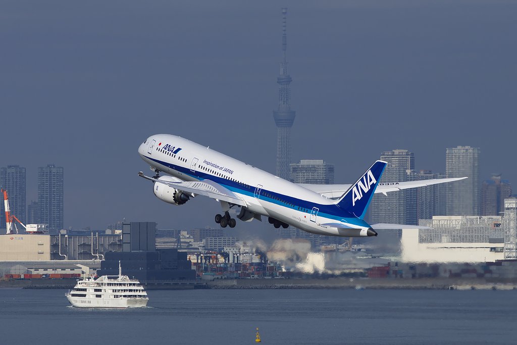 羽田空港にて試し撮り