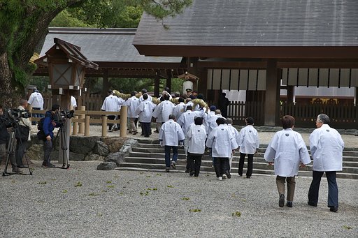 しめ縄のお祓い