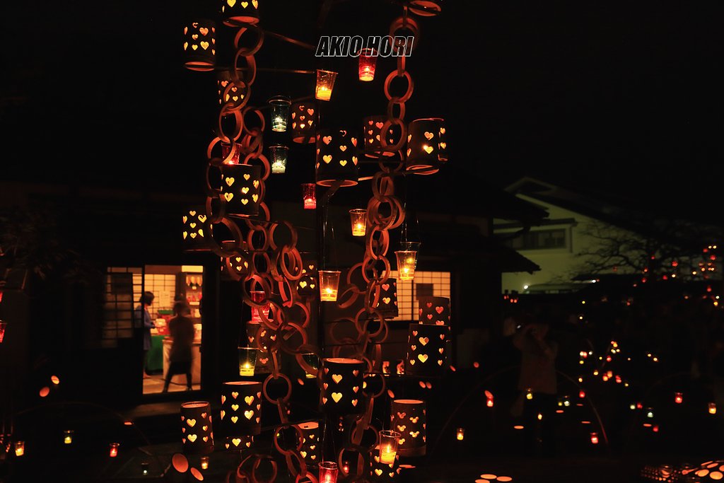 晩秋の風物詩、＜臼杵竹宵＞。