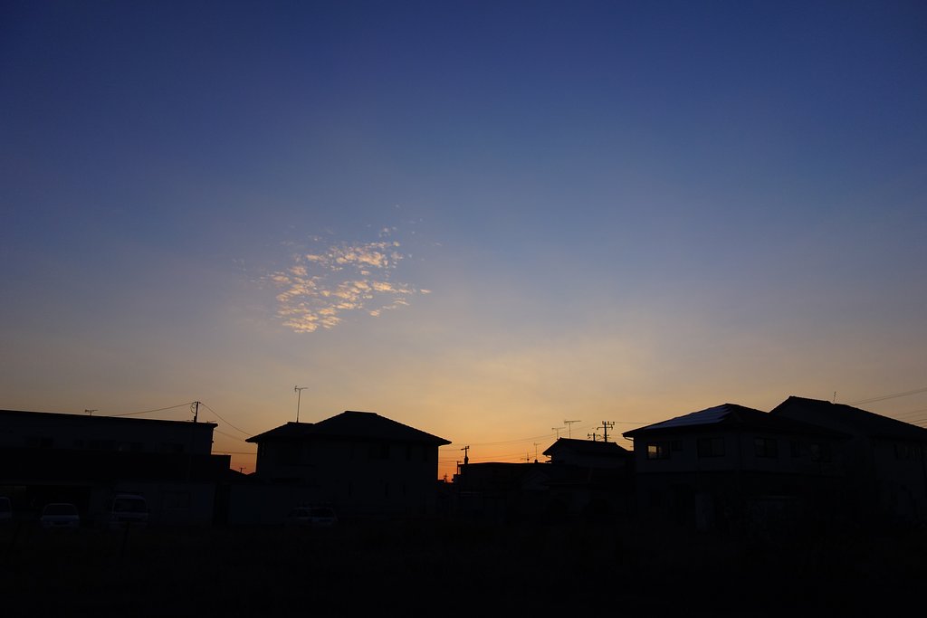 夕暮れ