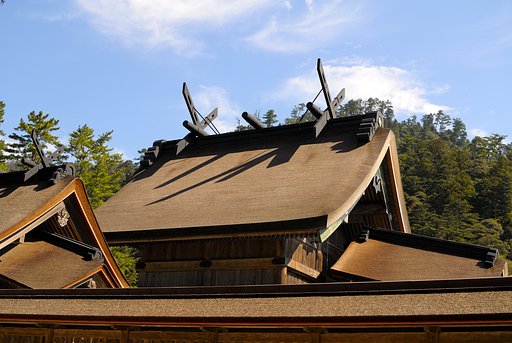 本殿の檜屋根