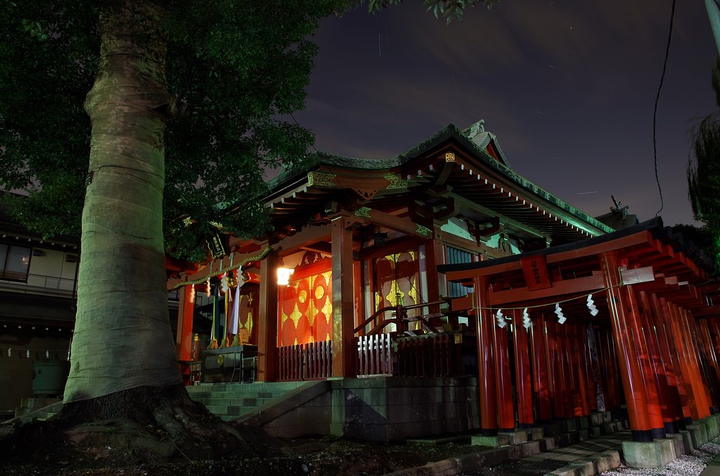 夜の穴守稲荷