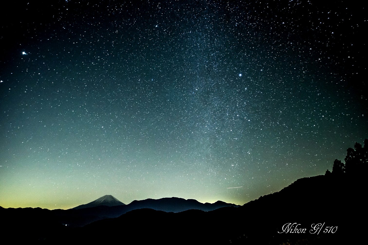 高下の夜空
