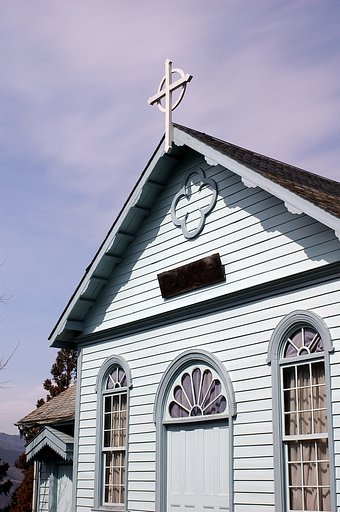 青い建物
