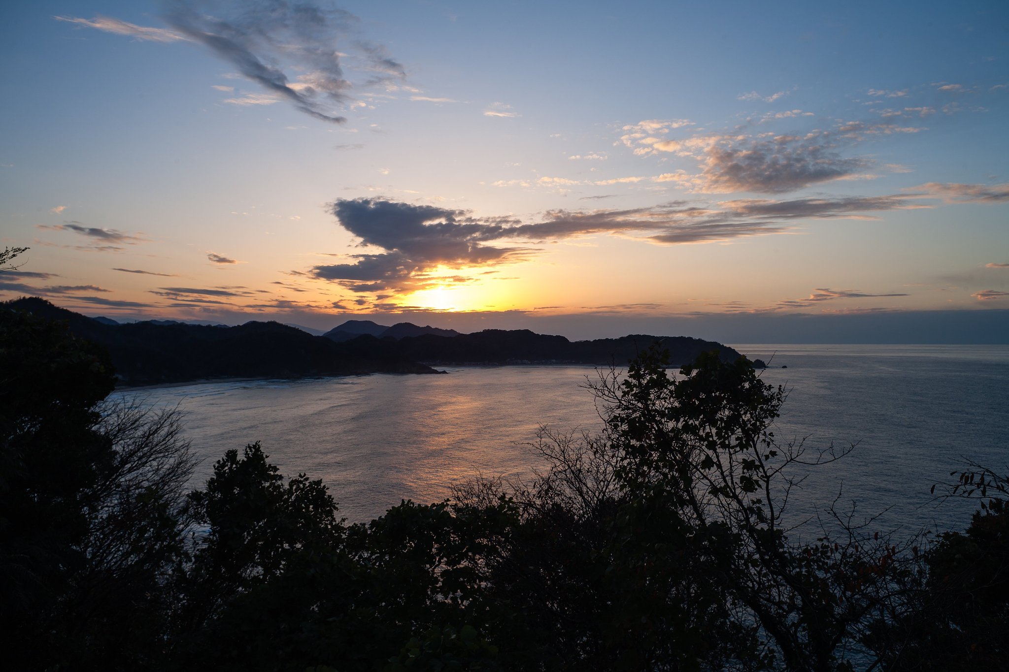日没。
