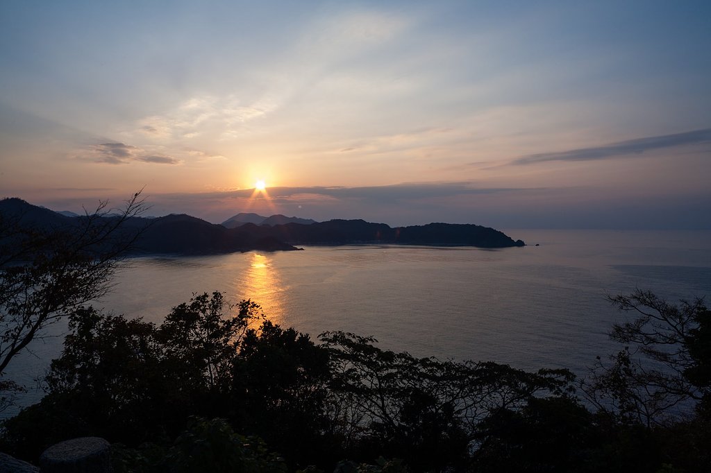 日本海の夕焼け！