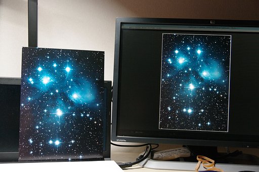 星でもカラーキャリブレーション！