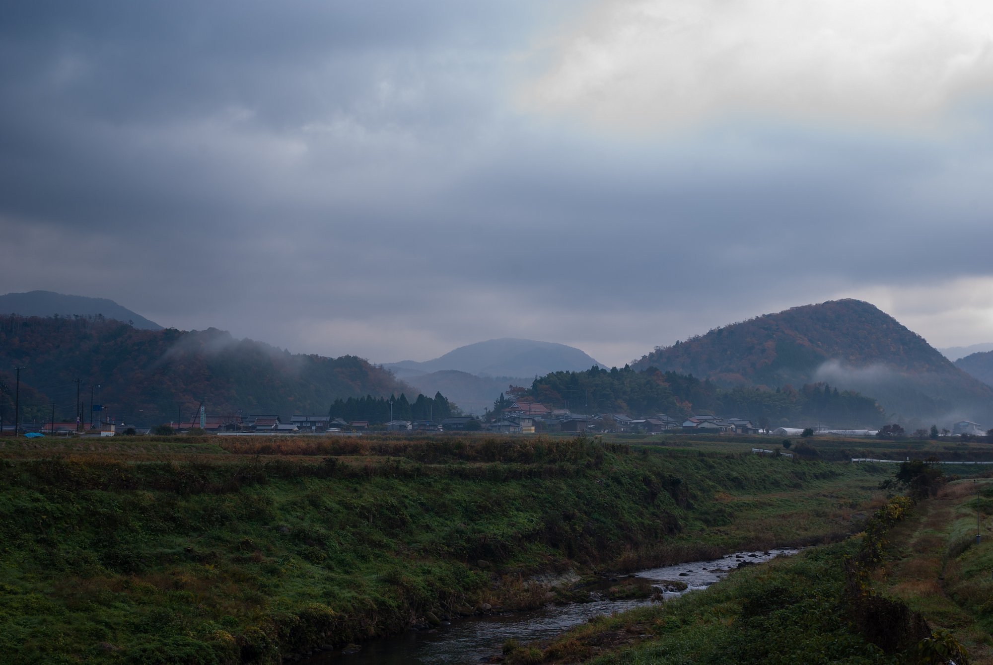 田舎の朝。