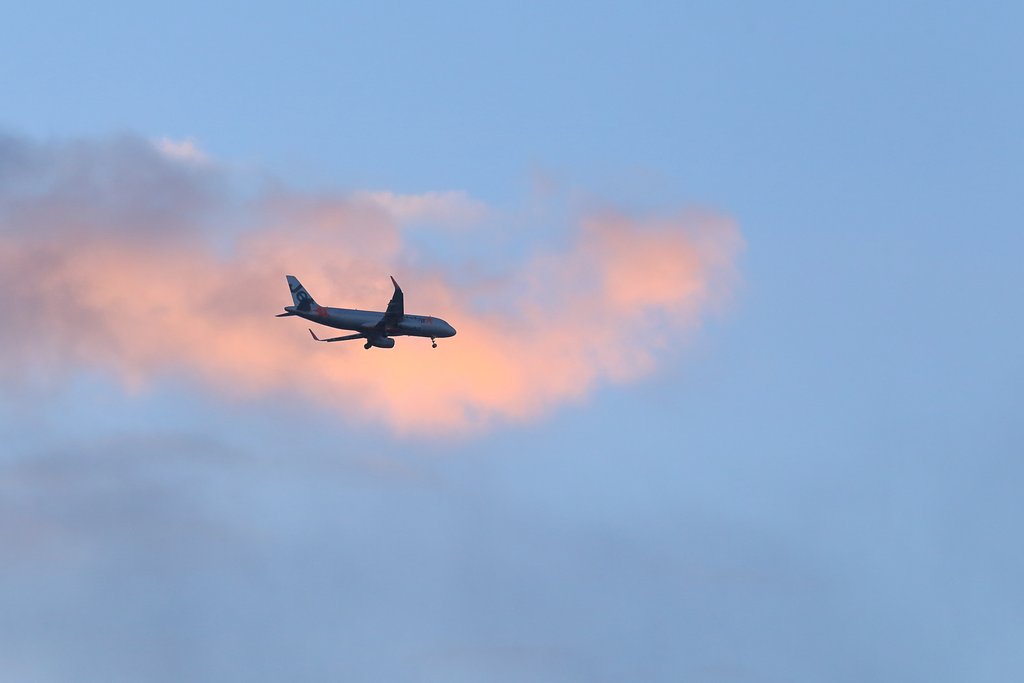 夕雲に迎えられて