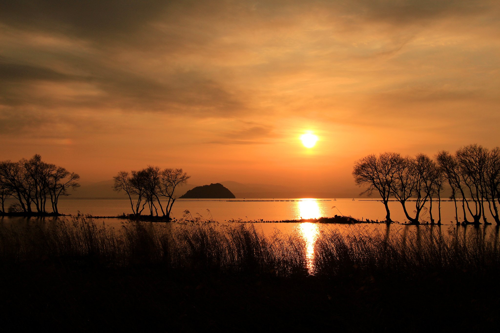 湖北夕景