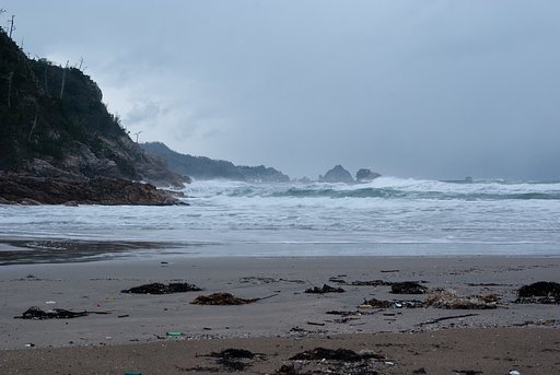 冬の日本海。