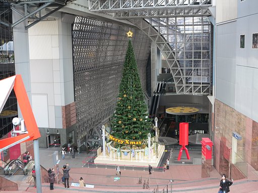 京都駅のツリー