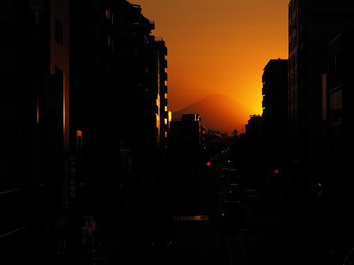 夕焼け渓谷