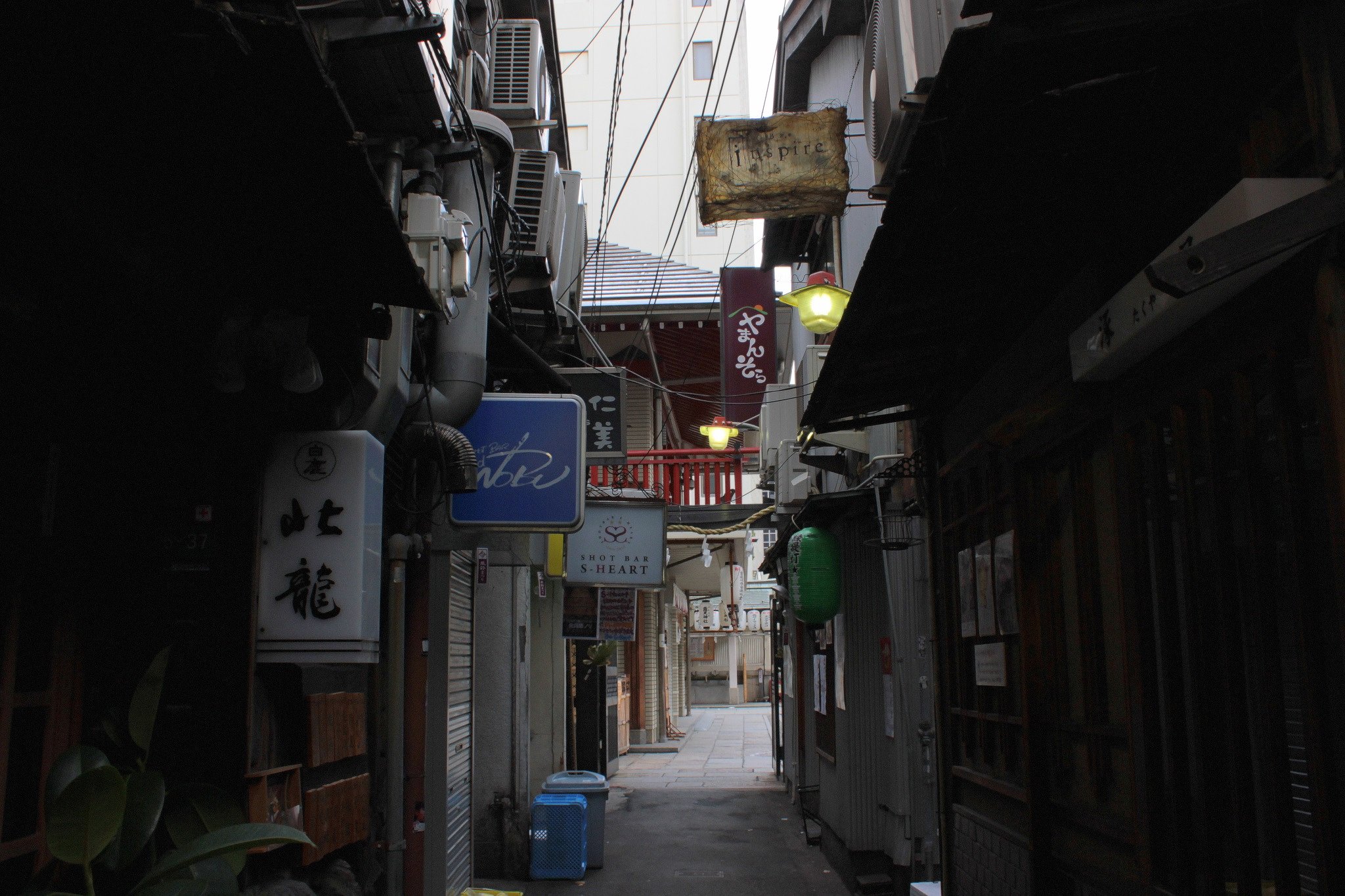 曽根崎お初天神の朝