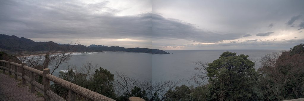 陸上岬からの日本海!