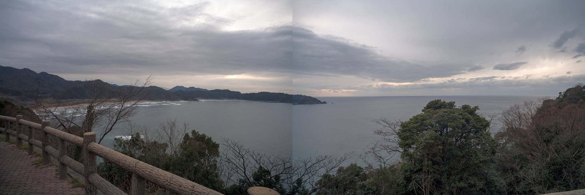 陸上岬からの日本海!