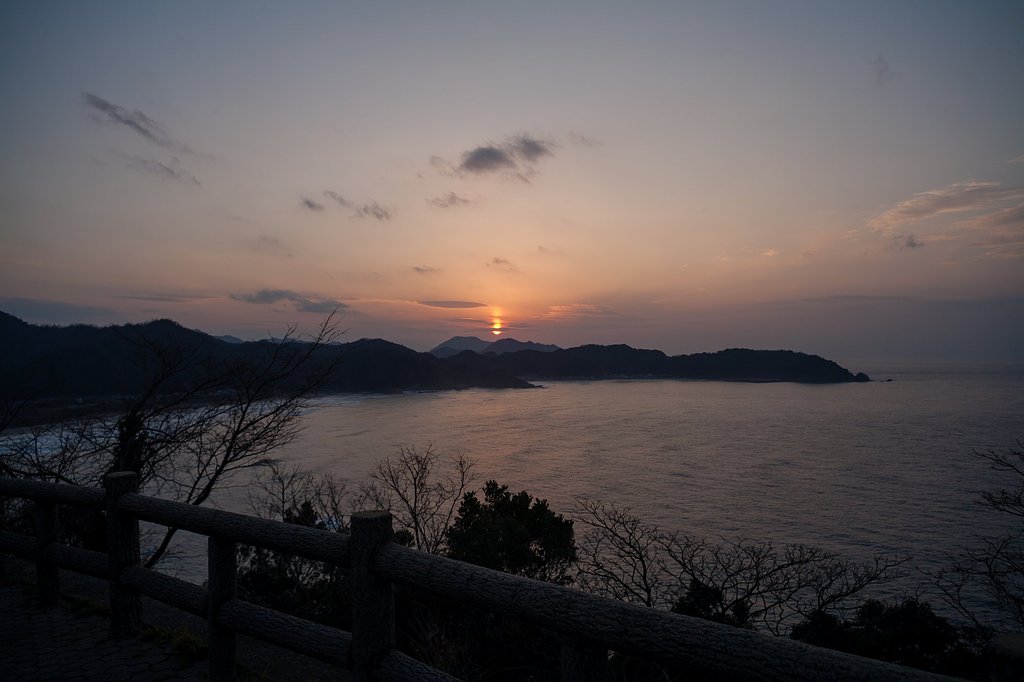 美しい夕焼け!