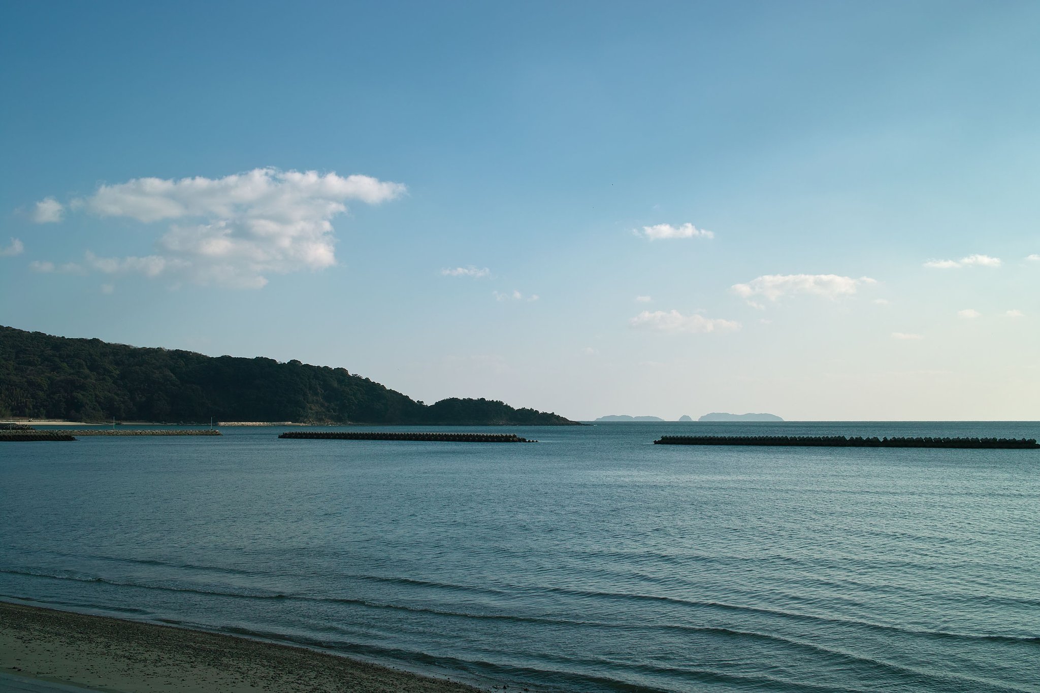 冬の海水浴場