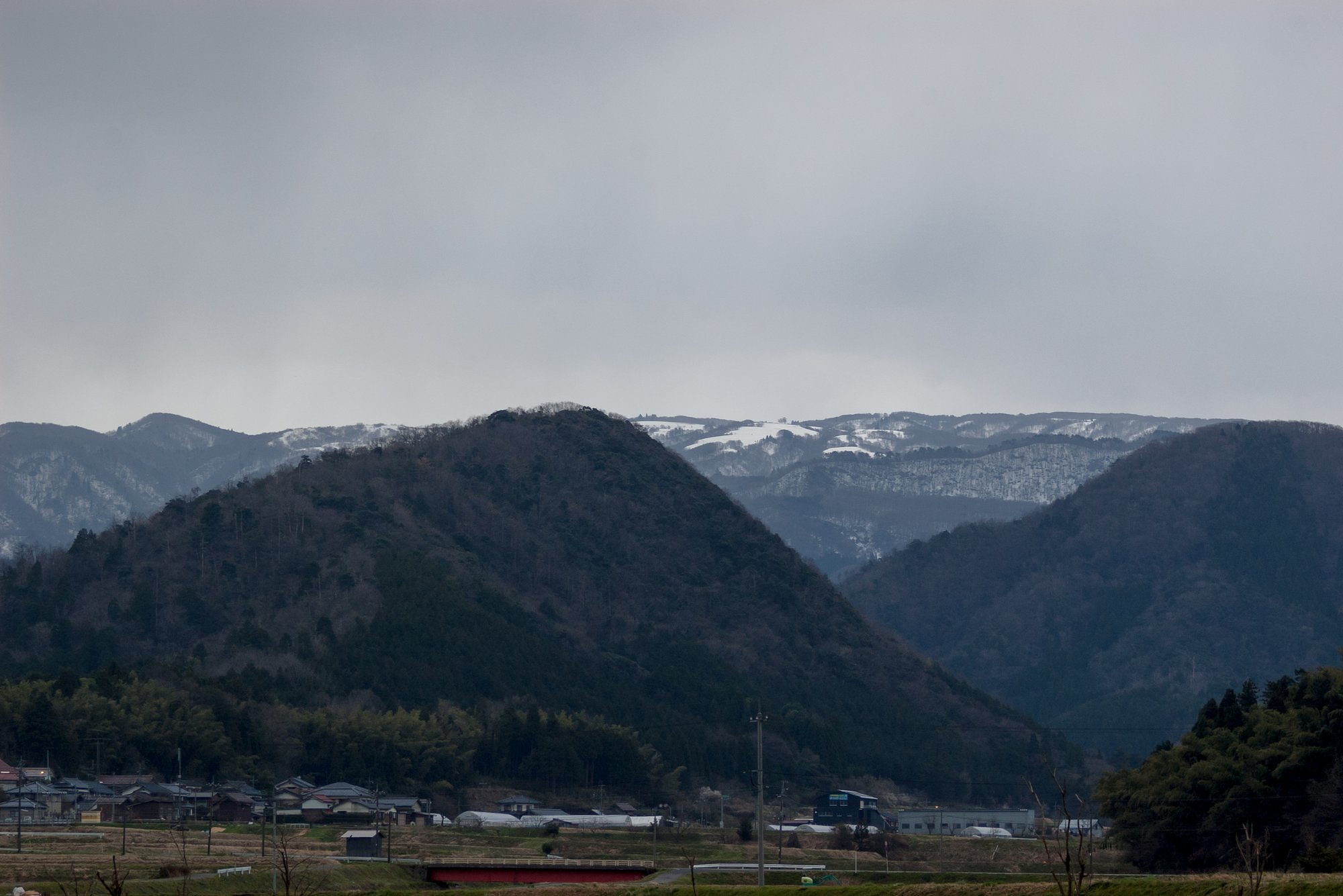 雪がチラチラ!