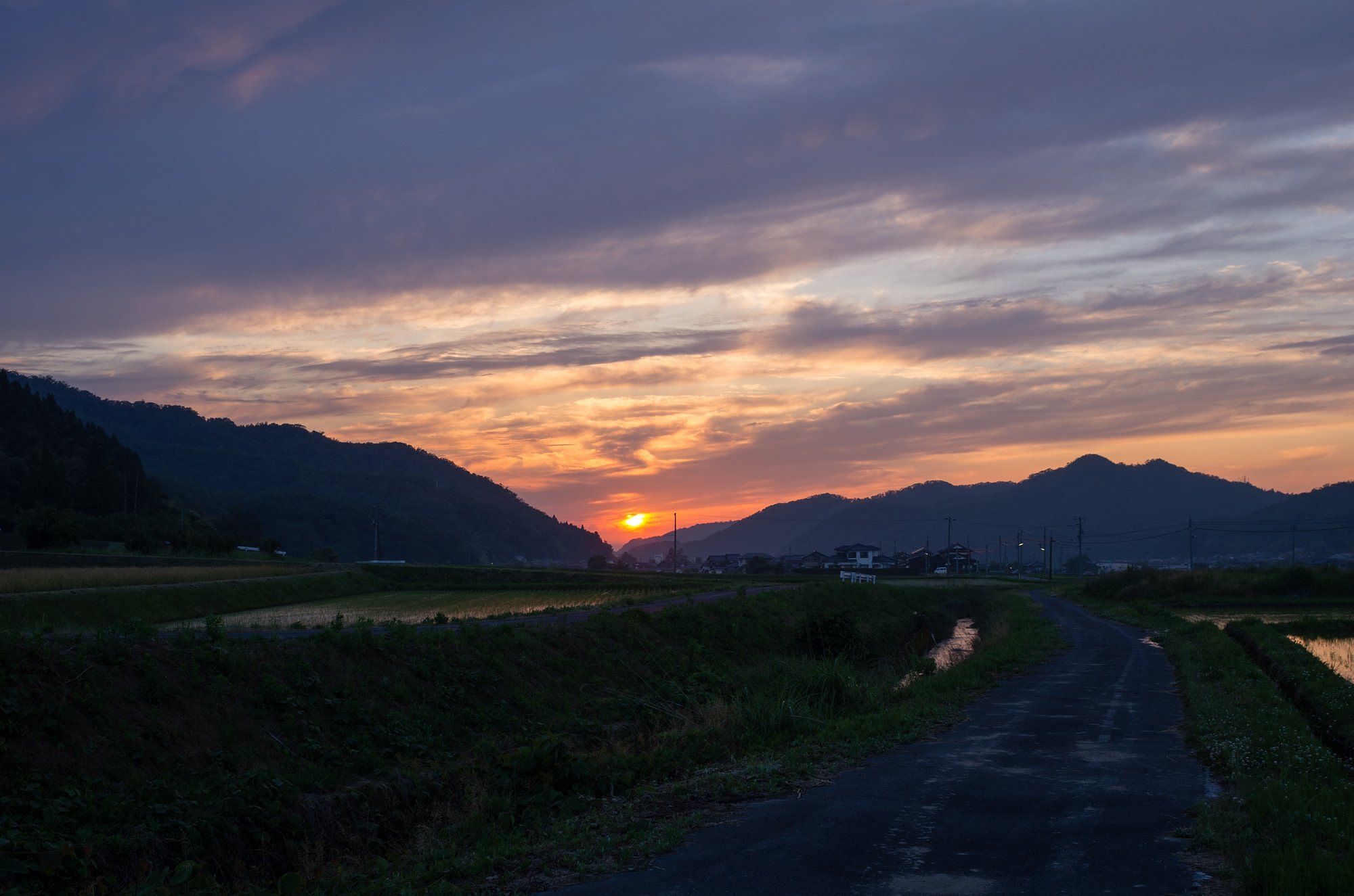 雨から晴れ間へ