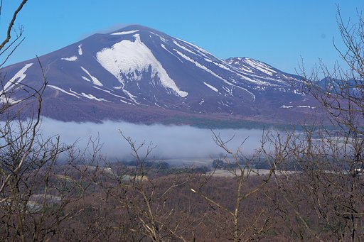 今朝の浅間山です
