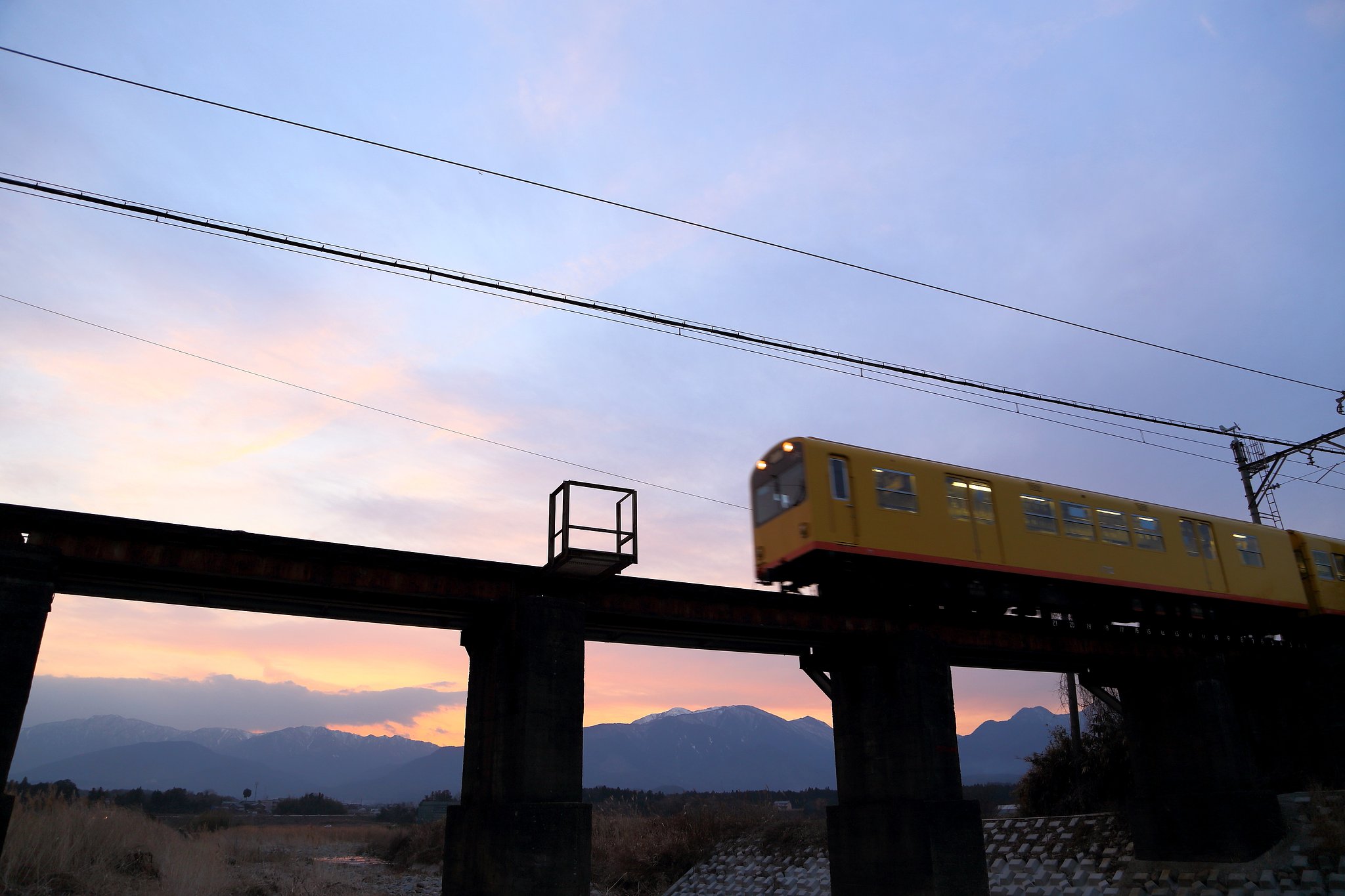 夕照に絡めて