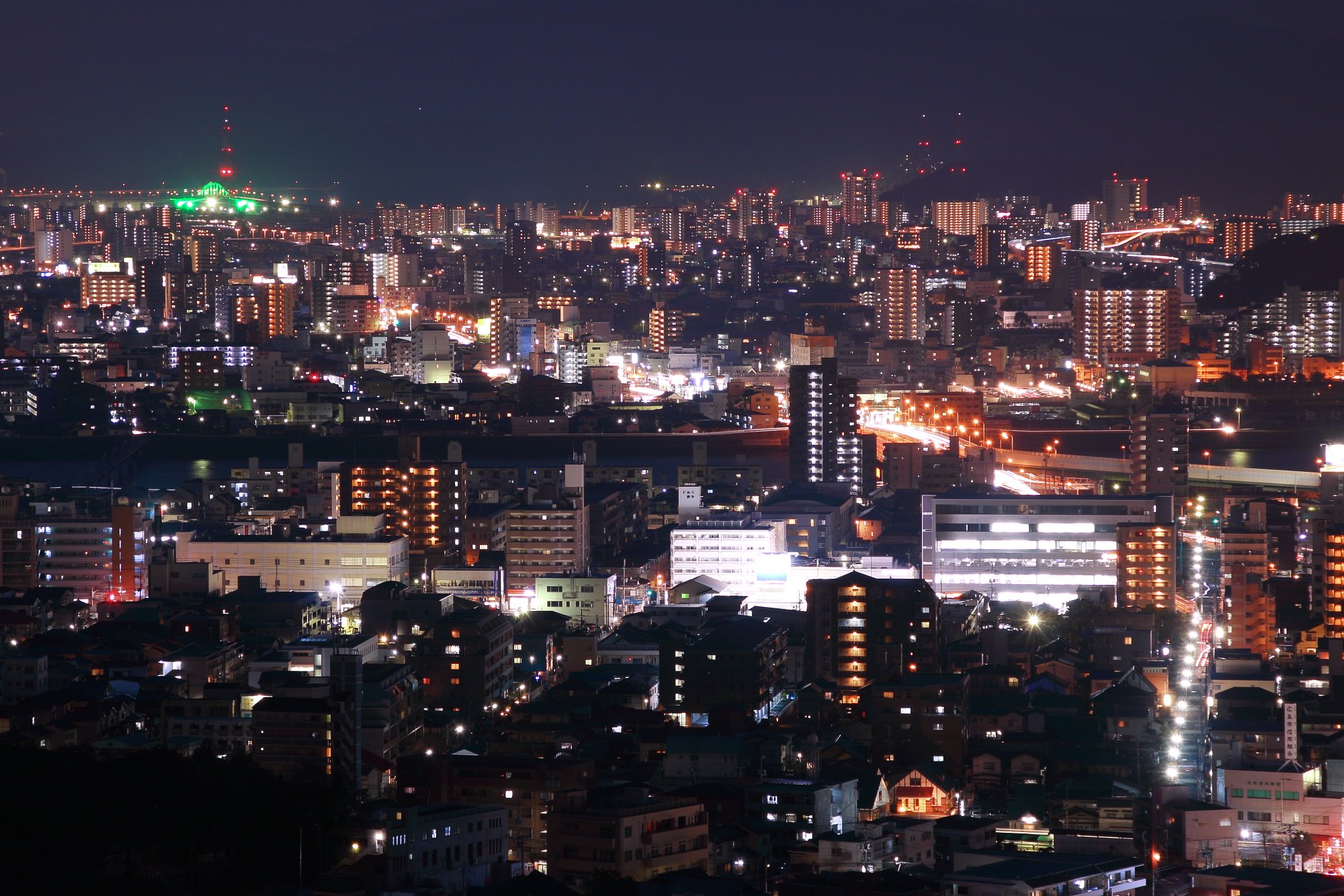 夜景撮ってます