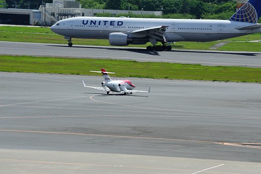 ホンダジェットのデモフライト