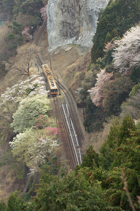 神尾駅を見下ろす