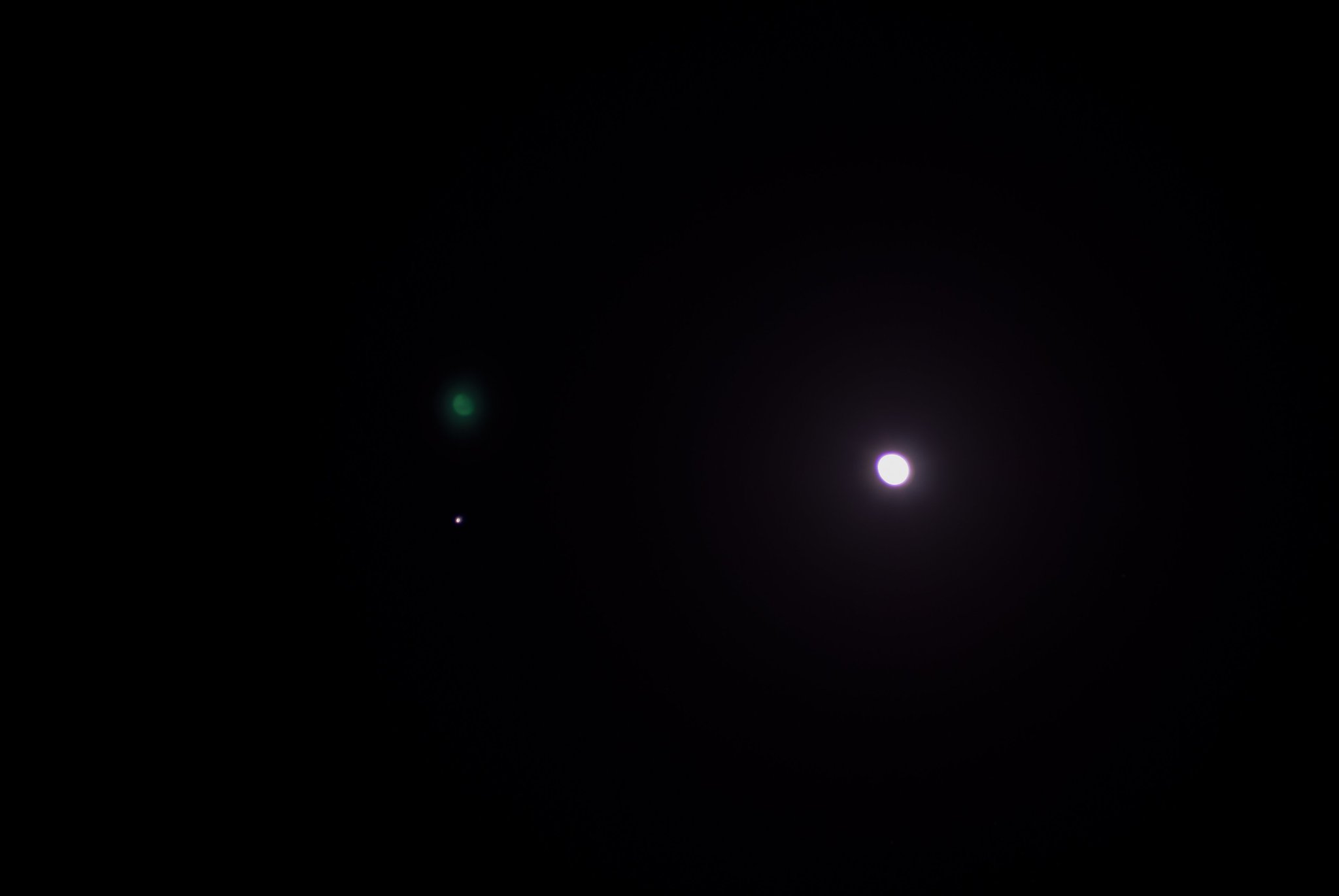 月夜・・。
