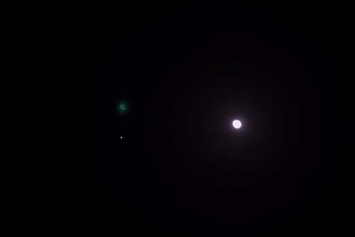 月夜・・。