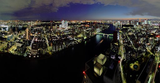東京夕景