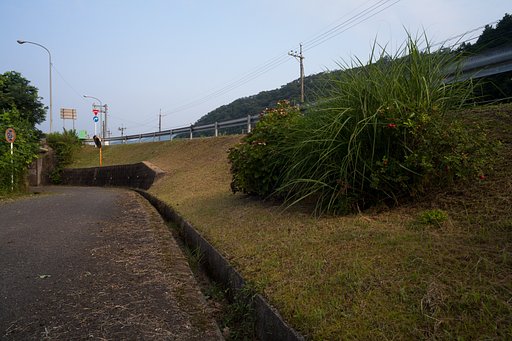 村の入り口辺り!