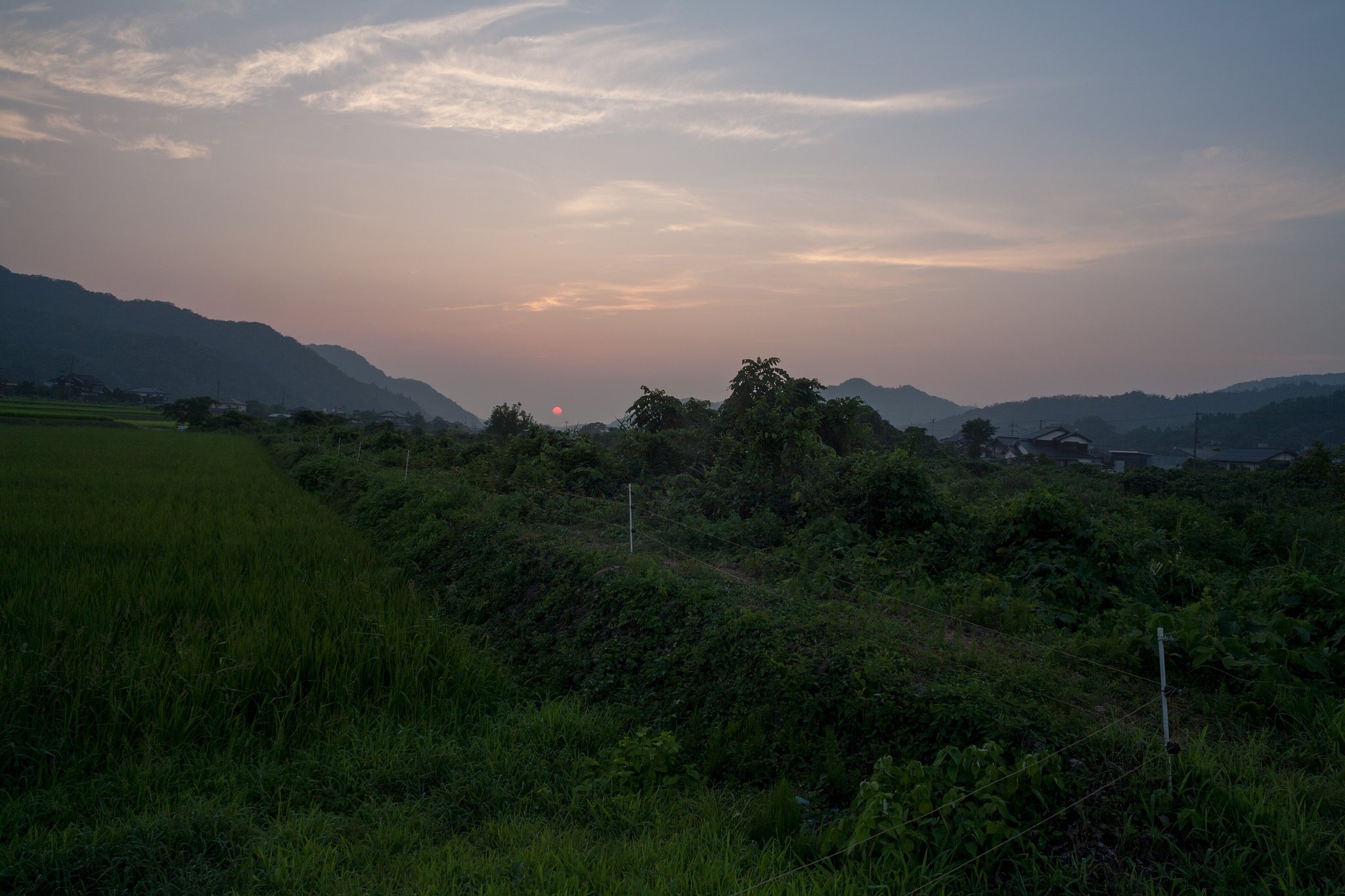 夕陽の入り!
