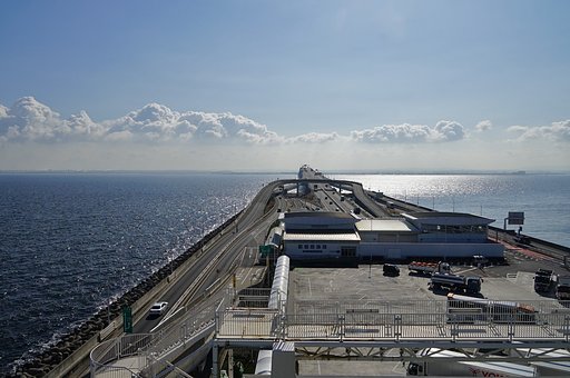 海ホタルにて