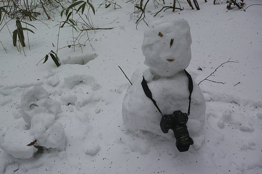 石鎚山　雪だるま
