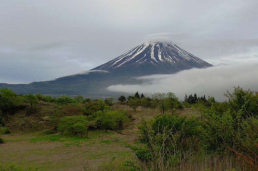 朝霧高原からの富士