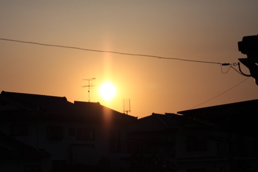 夕暮れ