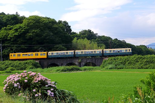 三岐鉄道　眼鏡橋
