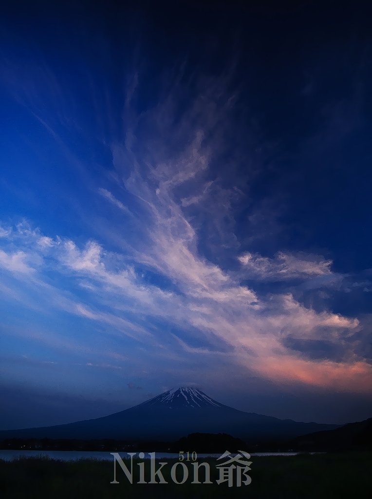 大石夕景