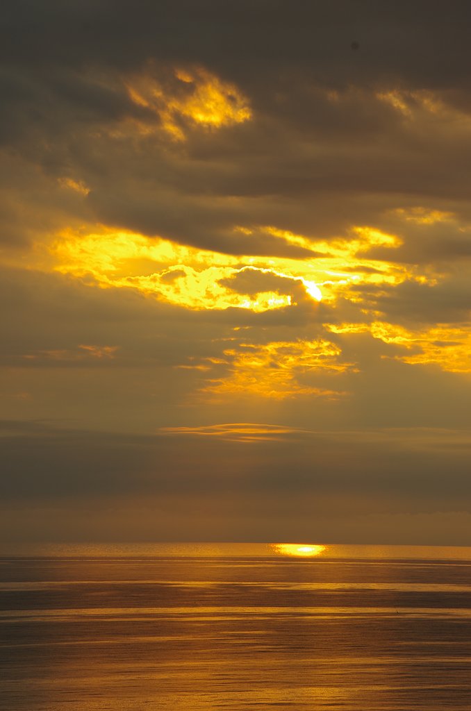 日本海夕焼け