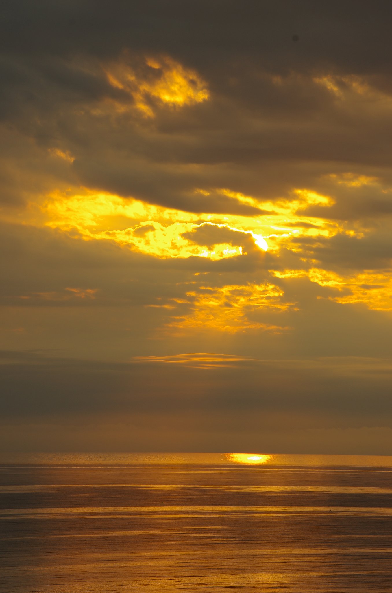 日本海夕焼け