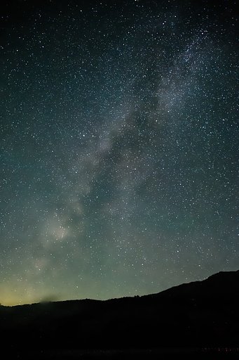 八ヶ岳山麓の天の川