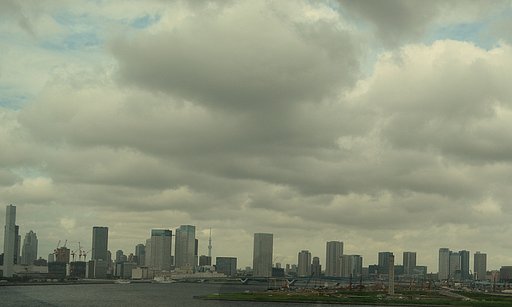 レインボーブリッジからの風景