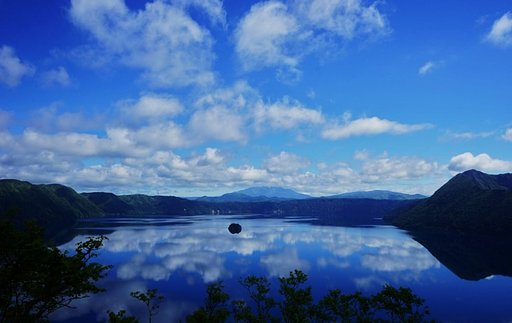 霧の無い摩周湖