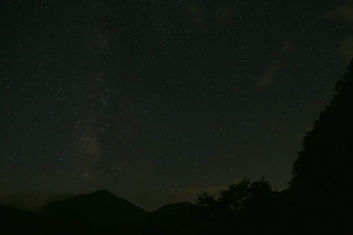 天の川かな？