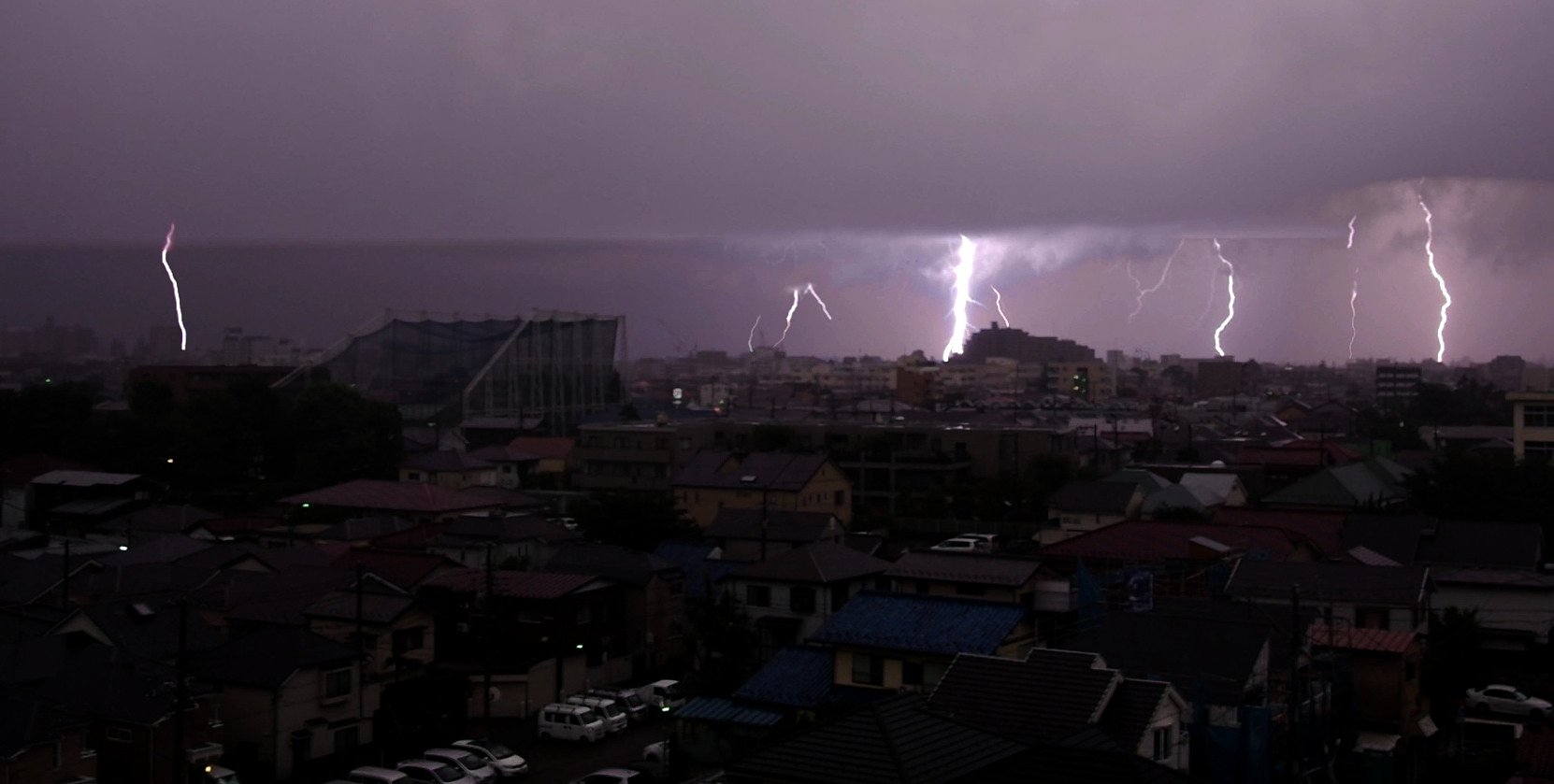 落雷の夜
