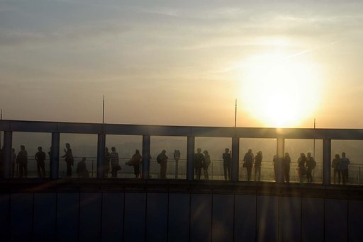 空中庭園夕景その２