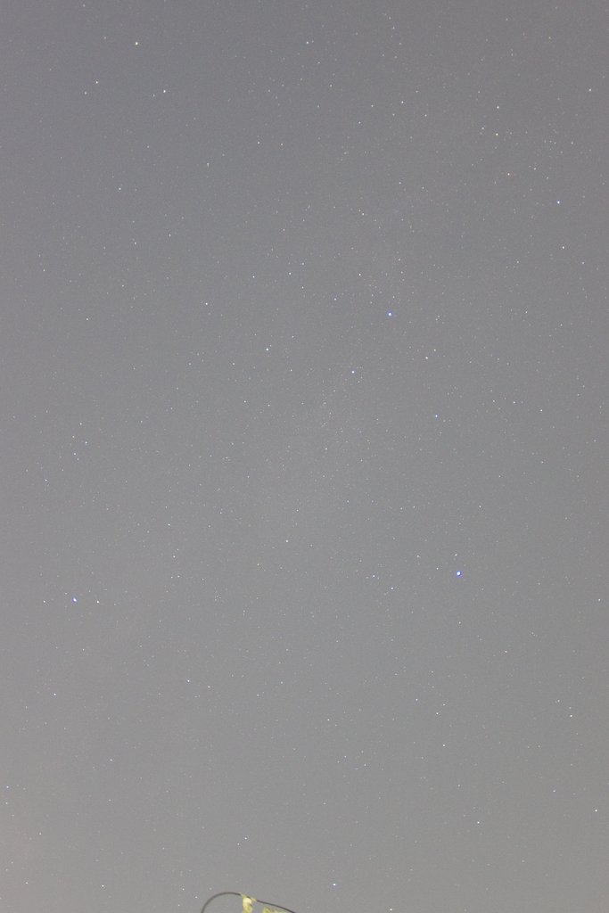 ベランダの空　真っ白だけど